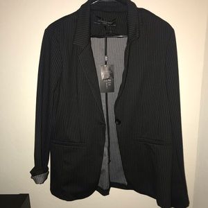Pinstriped Blazer